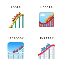 Roller coaster emoji