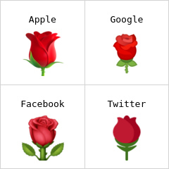 Bunga mawar Emoji