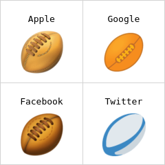 Balón de rugby Emojis