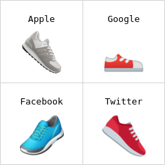 Running shoes emoji