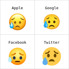 Malungkot pero naibsan emoji