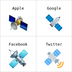 Satellite emojis