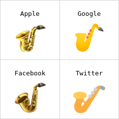 Saxophone emojis