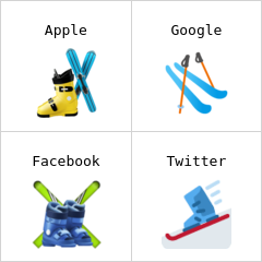 Ski emojis