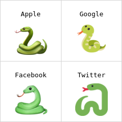змія емодзі
