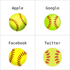 Softball emoji