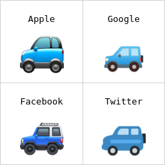 Sport utility vehicle emoji