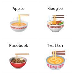 Steaming bowl emoji