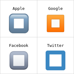 Black square for stop Emojis