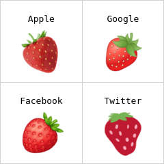 Aardbei emoji