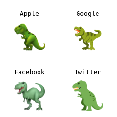 T-Rex emojis