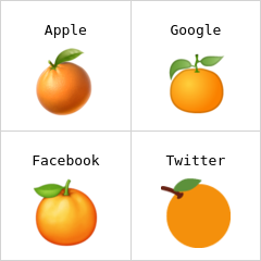 ส้ม อีโมจิ