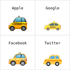 Taksówka emoji