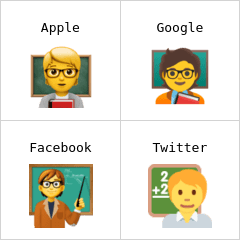 Teacher emoji