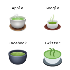 Cawan teh tanpa tangkai Emoji