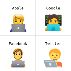 Teknoloji uzmanı emoji