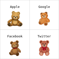 Boneka beruang emoji