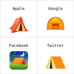 Tent emoji