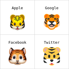Tigeransikte emoji