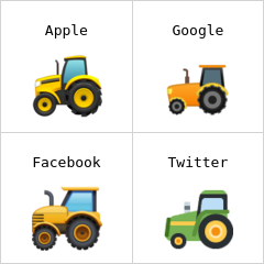 Traktora emoji