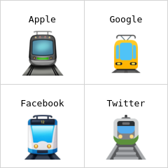 Straßenbahn Emoji