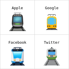 Straßenbahn Emoji