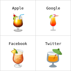Minuman tropis emoji