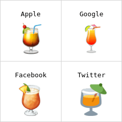 Minuman tropis emoji