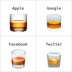 ποτήρι ουίσκι emoji