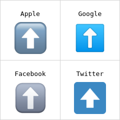 Flecha negra hacia arriba Emojis