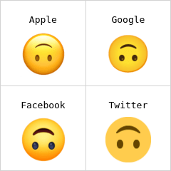 Odwrócona twarz emoji