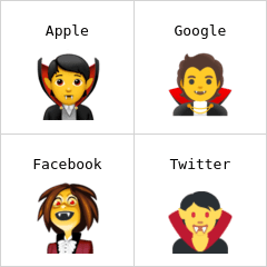 Vampire emojis