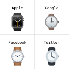 Relógio de pulso emoji