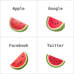 Watermeloen emoji