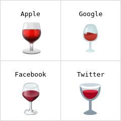 Wine glass emoji