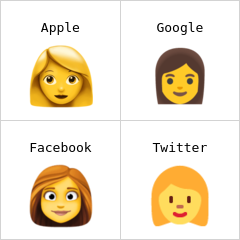 Vrouw emoji