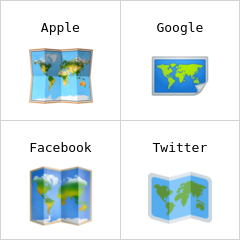 Mapa ng mundo emoji