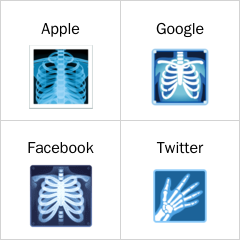 Zdjęcie rentgenowskie emoji