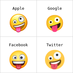 Skørt ansigt emoji