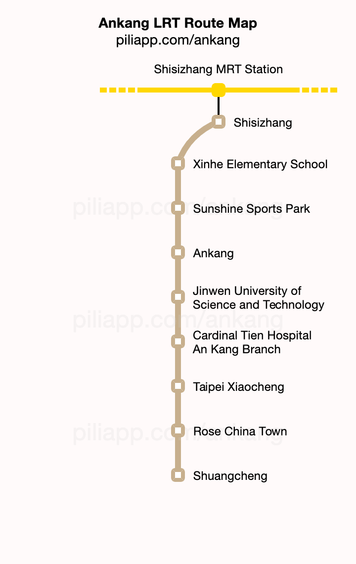 Ankang LRT Route Map