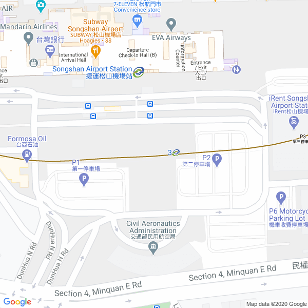 松山機場出口地圖