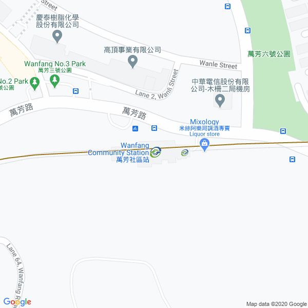 萬芳社區出口地圖