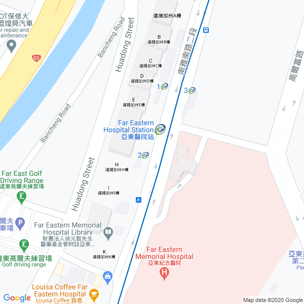 亞東醫院出口地圖